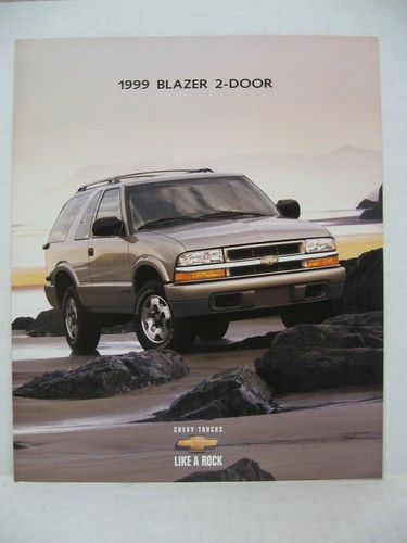 1999 Chevrolet Blazer 2-Door LS ZR2 Truck Dealer Sales Brochure Catalog