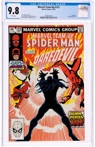 Marvel Team-Up 123 CGC 9.8 Spider-Man & Daredevil 1982 White Pages Amazing X-Men