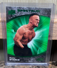 2021 Upper Deck AEW Spectrum Ricky Starks RC Rookie Card Green /25 #13