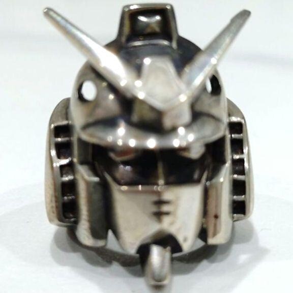 JAP Studio Gundam RX-78 head motif Silver 925 ring LTD 300 20th F