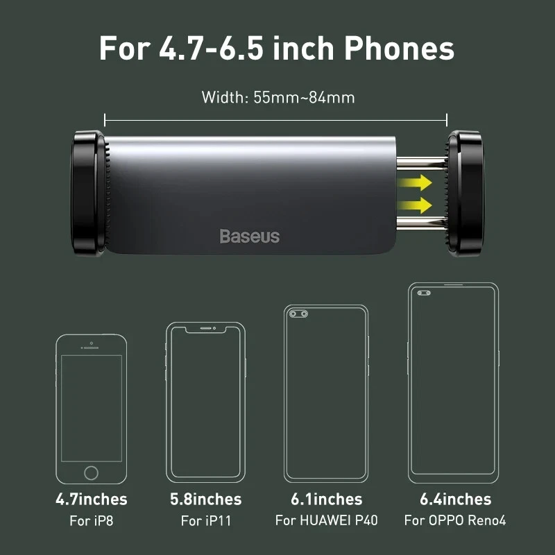 Baseus Car Phone Holder For Universal Mobile Phone Holder Stand Car - Image 4 of 4