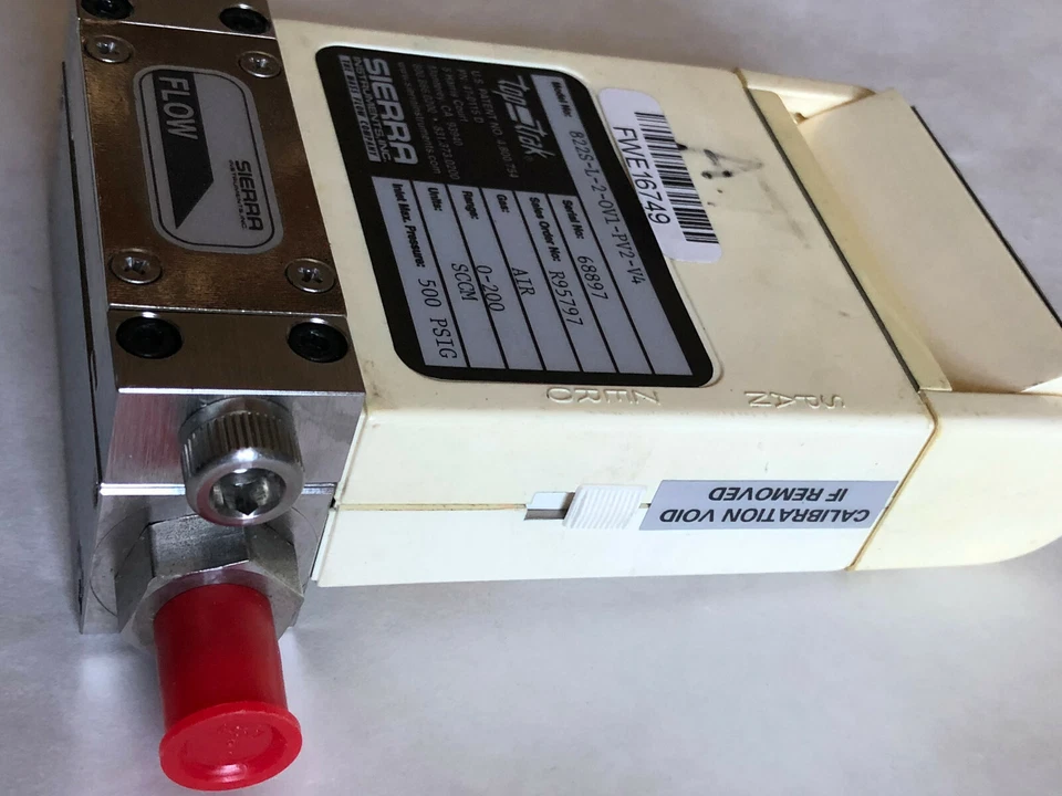SIERRA INSTRUMENTS 822S-L-2-OV1-PV2-V4 GAS MASS FLOW METER W/ DIGITAL DISPL,DE - Image 4 of 4