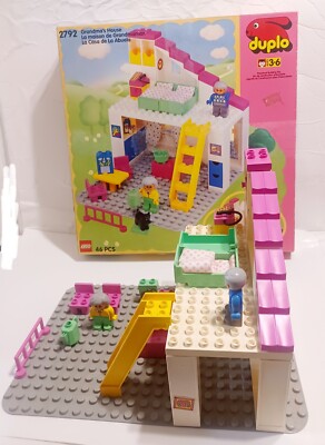 Grandma's House 1994 -Lego Duplo Playhouse Set 2792 34 Pieces Incomplete  box