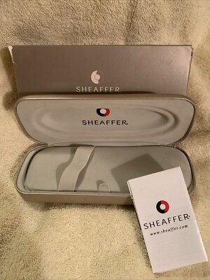NEW Vintage 2003 Sheaffer Gray Levenger Case with Guide For Pens.