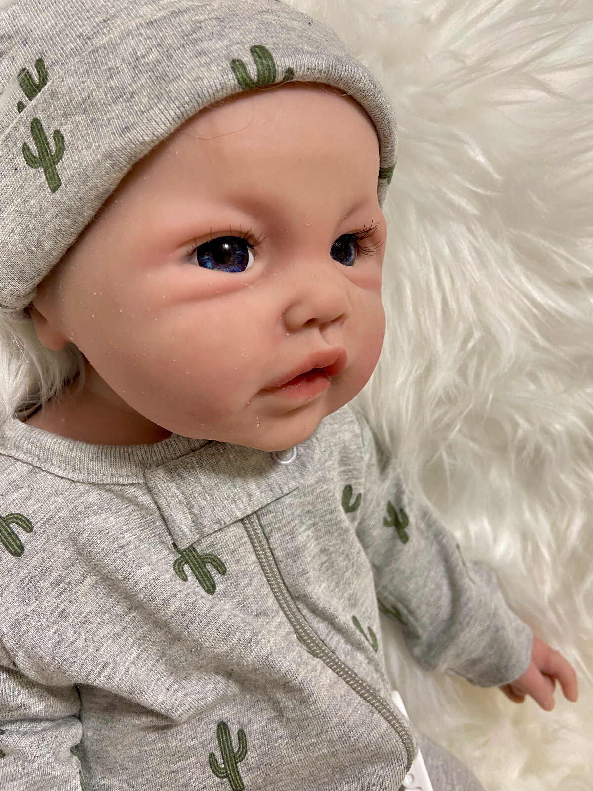 "Archer" Full Silicone Body 17 in. 5 lb 14 oz. Artistic Reborn Boy Baby