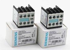 2x Siemens 3RH1911-1GA31 3RH1 911-1GA31 E:06 Auxiliary Switch Block -Unused/Original Packaging-