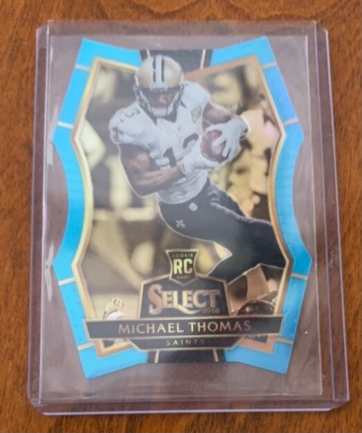 2016 Select Michael Thomas RC Premier Level Die-Cut Light Blue Prizm 059/125 HOT