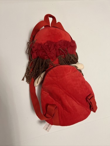 Cartoon Plüsch Puppenrucksack Farbe Rot, Größe 20 Zoll - Bild 7 von 8
