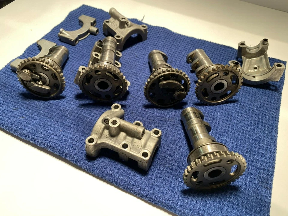 2001 - 2009 Yamaha YZ250F WR250F OEM Camshafts Cams ASSEMBLY (Read Description)  - Image 3 of 4