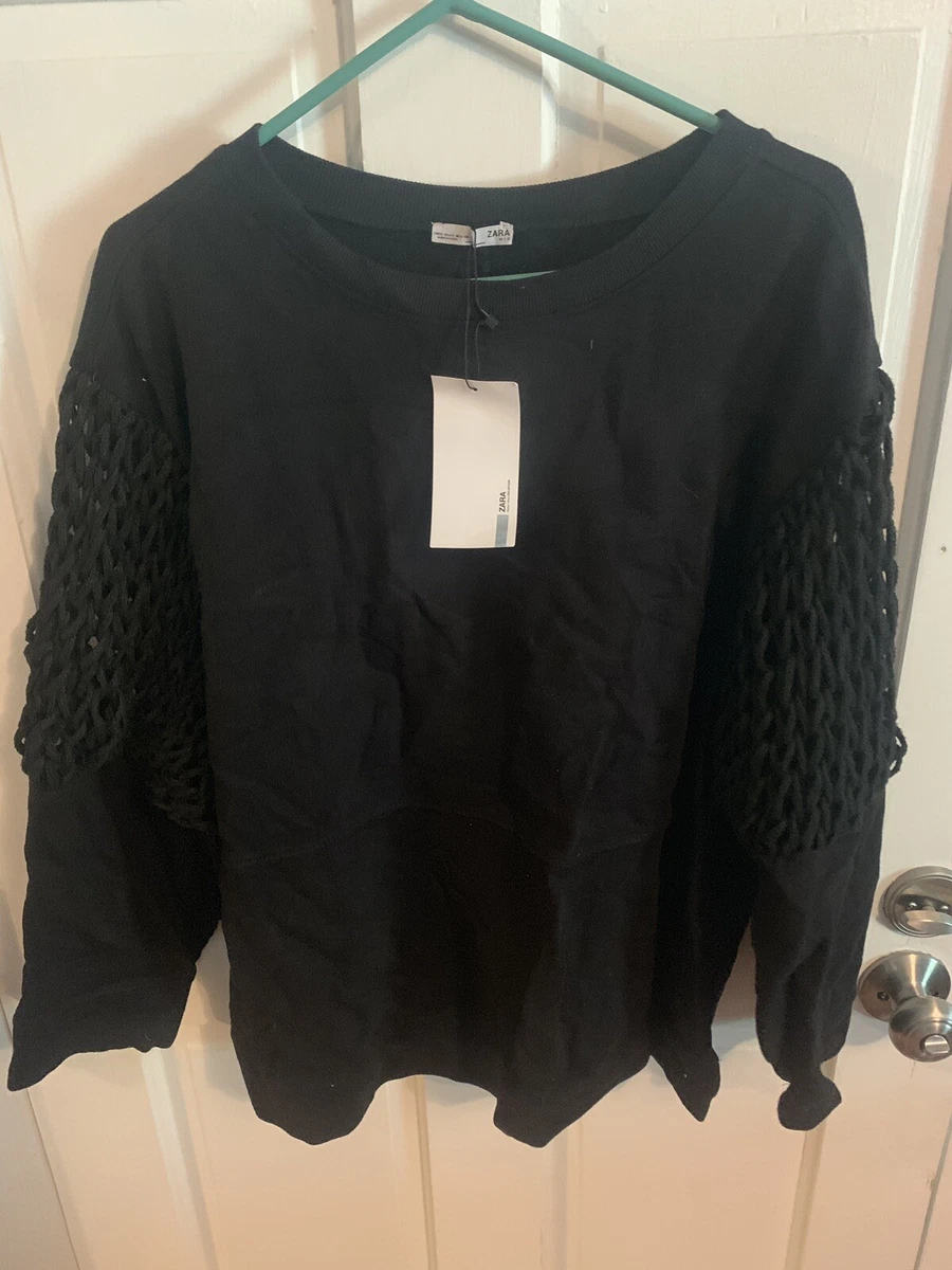 Zara colecci n b sica para mujer grande negra manga larga