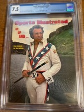 September 2, 1974 Evel Knievel SPORTS ILLUSTRATED First Cover Newsstand CGC 7.5