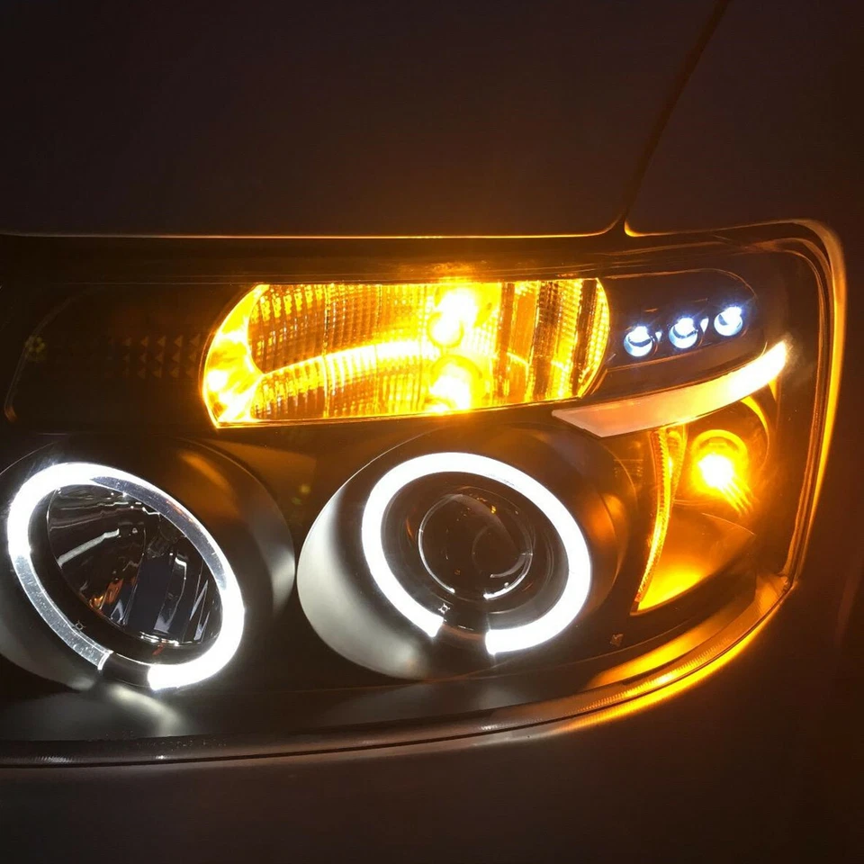 Bombillas LED amarillas intermitentes delanteras para Ford Alfa Romeo Jeep Volvo, intermitente Foto 3 de 4