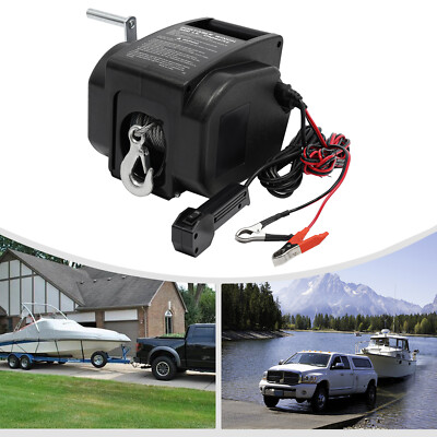 300W Electric Boat Winch Winch Electric Boat Trailer Winch 907.18kg/2000lbs