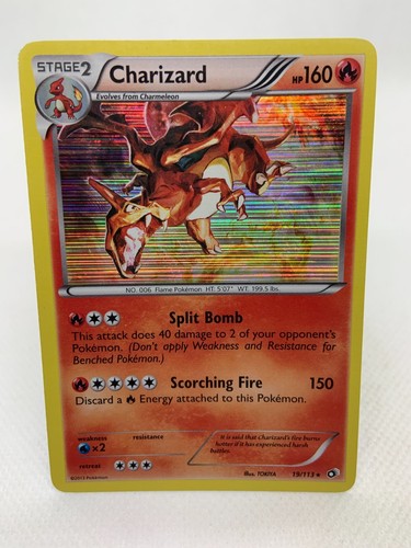 Charizard Legendary Treasures 19/113 Holo Rare Pokémon TCG - Picture 4 of 12