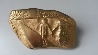 Opera di Walter Pugni in bronzo bagnato in Oro Zecchino 