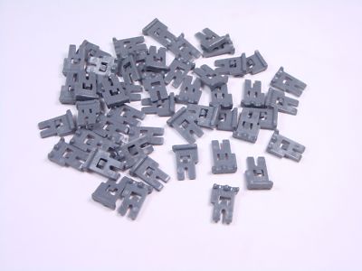 Lot of 50 12047664 Delphi Metri-Pack 150 Series Secondary Lock Medium Gray NOS