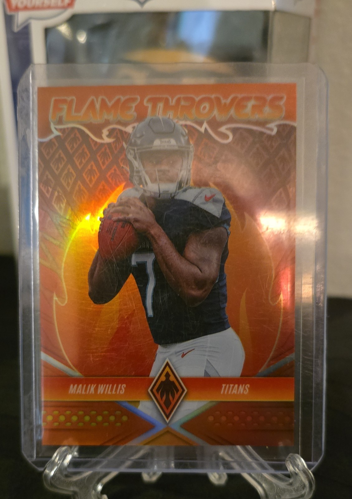Malik Willis Panini Phoenix Flame Throwers #FT29 Orange