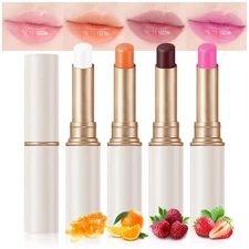 evpct 4Pcs Magic Color Changing Lipstick Long Lasting Waterproof 24 Hours Ori...