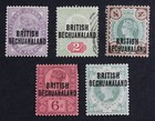 CKStamps: Bechuanaland Stamps Scott#33-37 Mint 4H OG #34 Used #33 Crease — photo 1