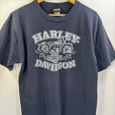 Vintage Harley Davidson T Shirt VF Imagewear XL Motorcycle Black New Mexico