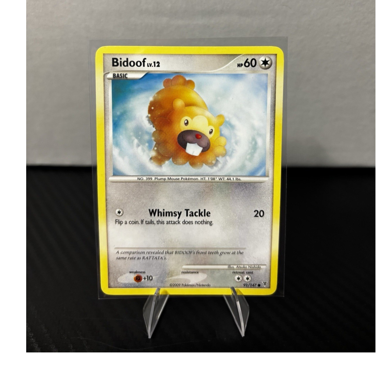 Pokémon TCG Bidoof Supreme Victors 91/147 Basic 60HP Common Regular English