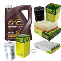 Mann Inspektionspaket 5L Mannol Energy 5W-30 FüR VW Passat 1.8 T 20V Skoda