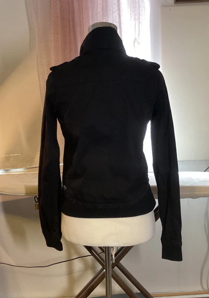 Chaqueta Billabong Hannah Lanzamiento Original Negra ASO Bella Swan Crepúsculo Mediana Foto 3 de 4