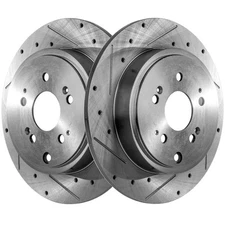 Rear Brake Disc Rotors For Honda Ridgeline 2006 2007 2008 2009 2010 2011-2014