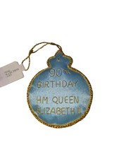 Harrods Royal Collection Ornament HM Queen Elizabeth 90th Birthday NWT
