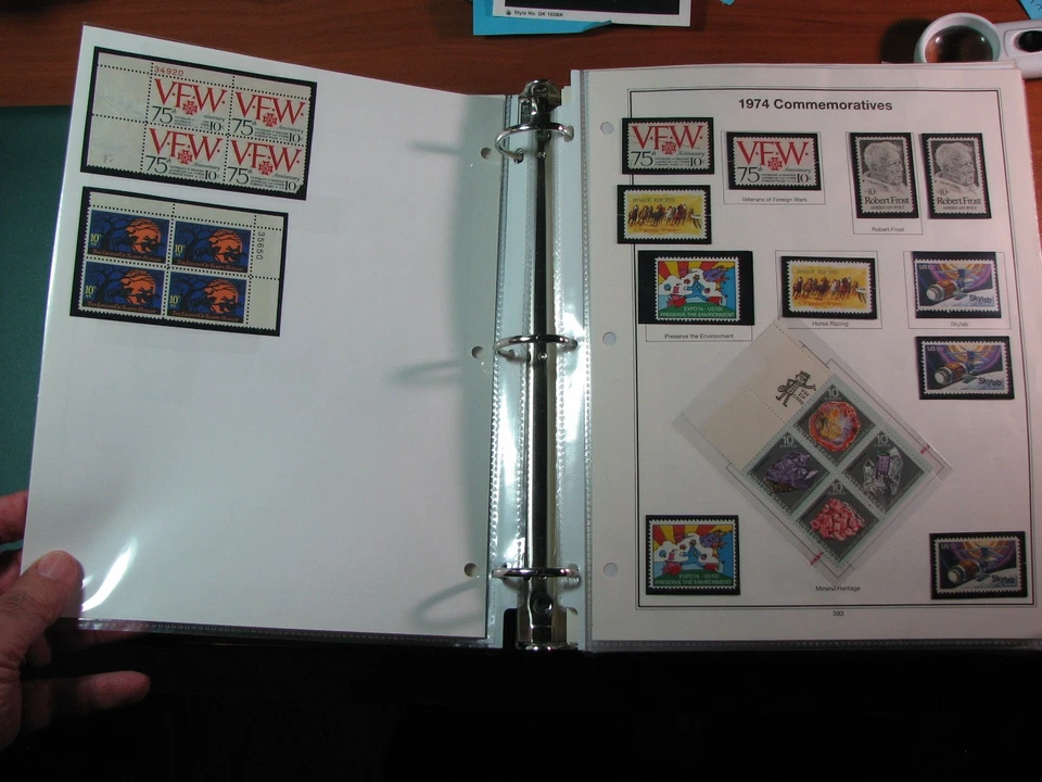 US Stamp Album of Plate Blocks Read note on description H349 Book 5 - Image 3 of 4