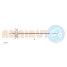 2x Handbremsseil vorne für Toyota Auris E15 | 24254823