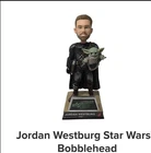 Jordan Westburg Star Wars Mandalorian Grogu Bobblehead 5/30 Ready To Ship Now