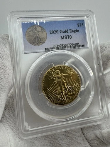 2020 US Liberty Gold Eagle Sealed Storage Box Collection Coin Encrypt Replica