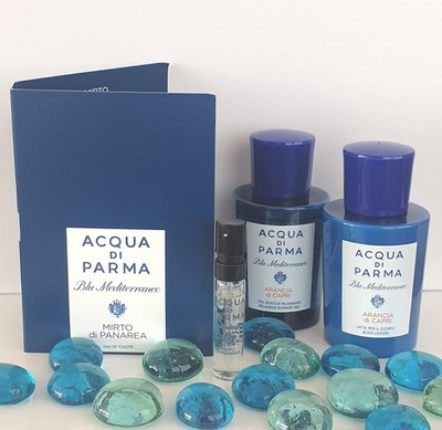 Acqua di Parma Blu Mediterraneo Set Body Lotion & Shower Gel je 40ml Luxus Probe
