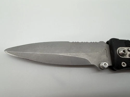SOG Pentagon Elite I Knife Seki Japan 4in Serrated Blade Used Early version image 6