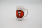 Peanuts Snoopy Sopwith Camel Pilot Milk Glass Mug Avon Vintage Collectible
