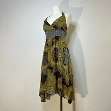 Y2K Fairycore Boho Grunge Babydoll Scarf Style Dress Women’s Size 4 