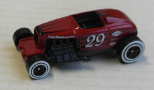 Hot Wheels Max Steel weinrotmetallic HW Oldtimer Roadster Auto Mattel Hot Rod