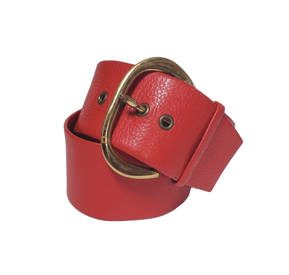 Red Leather Wide Belts for Women | eBay display picture 3