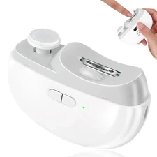 Rechargeable Electric Nail Clipper –Quiet Dual-Speed Fingernail Trimmer with LED