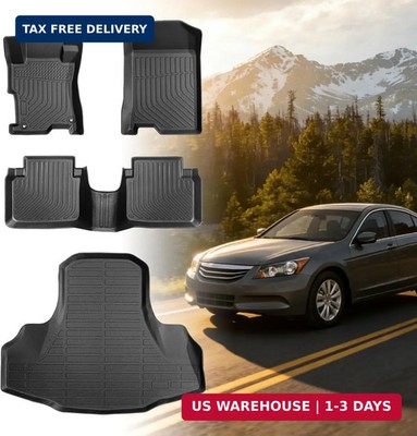 Floor Mats for Honda Accord Sedan 2008-2012(Gas ONLY), NOT for Coupe, Custom Fit