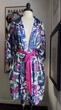 Vtg 90s floral paisley robe by Inner Most Satin Robe Medium