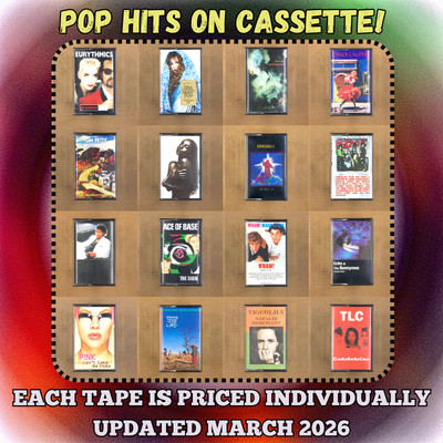BUILD UR OWN CASSETTE LOT - ALL TAPES $5 AND UP - OVER 200+ POP HITS 80s 90s