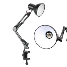 Lamp Desk Architect Arm Swing Adjustable Light Table Clamp Black Metal US Plug💗