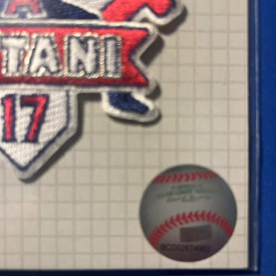 2018 Shohei Ohtani Los Angeles Angels "Strike" Fan Patch Strikeout Pitcher - Image 2 of 3