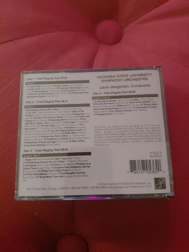 Teaching Music through Performance In Orchestra Vol. 1 Michigan State Orchestra - Image 2 of 3