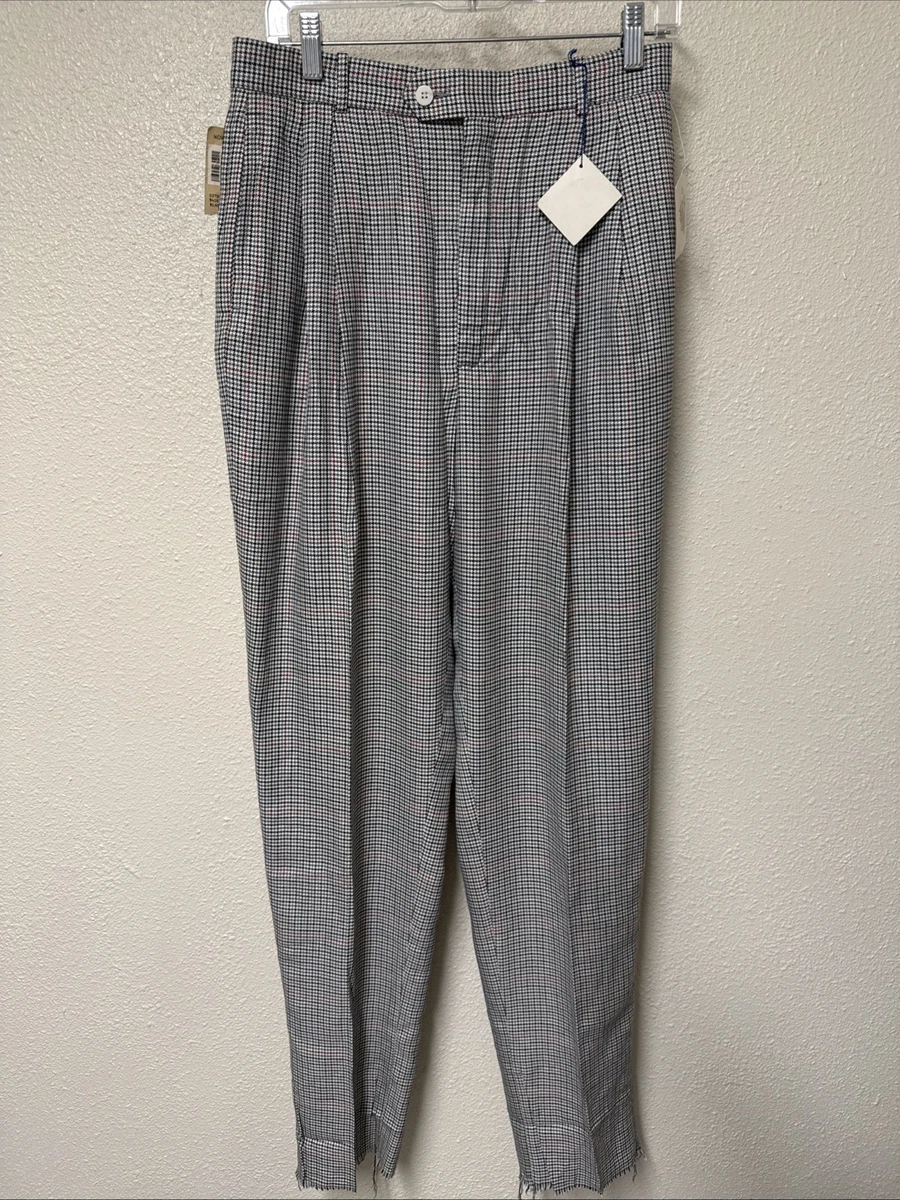 パンツ 80s BARRY BRICKEN Check Linen Slacks Barry Bricken Women's Pants for sale | eBay