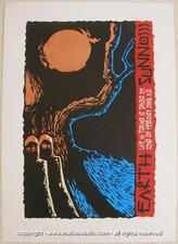 2006 Earth w/ Sunn0))) - Torino Silkscreen Concert Poster by Malleus
