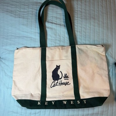 The Cat House Key West Canvas Tote Bag