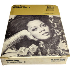 NEW PADS TESTED DIANA ROSS Greatest Hits 2 BOXED 1976 B  8-track cartridge